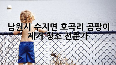 남원시 수지면 호곡리 곰팡이 제거 청소 전문가